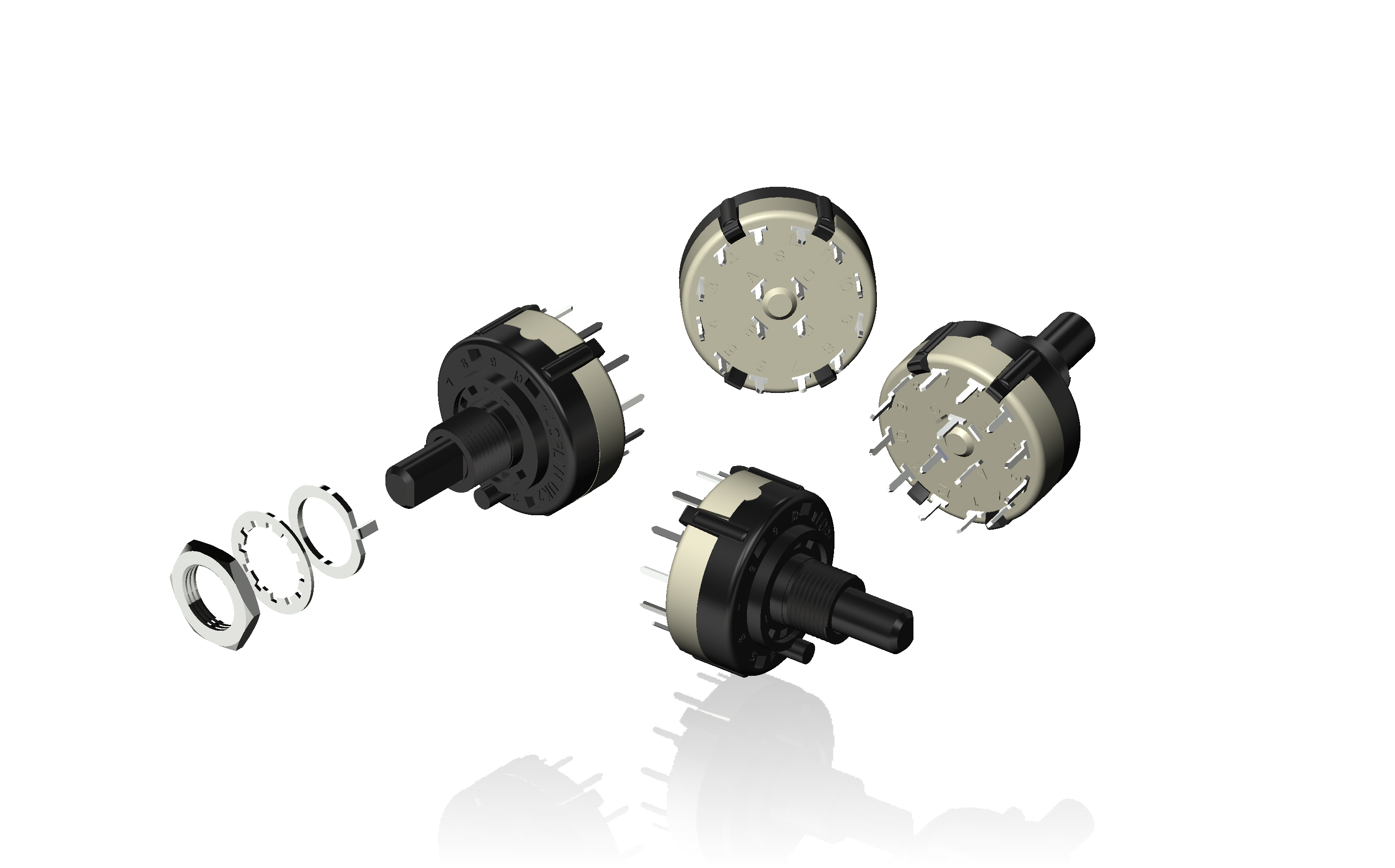 旋转式晶片开关